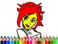 Jwèt Back To School: Cute Girl Coloring