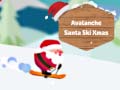 Jwèt Avalanche Santa Ski Xmas