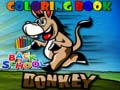 Jwèt Back To School Coloring Book Donkey