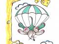 Jwèt Cute Animals Sky Fall