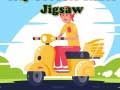 Jwèt City Scooter Rides Jigsaw