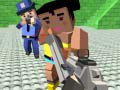 Jwèt GunGame shooting warfare: blocky gangster