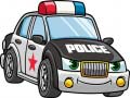 Jwèt Cartoon Police Cars