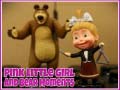 Jwèt Pink Little Girl and Bear Moments