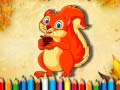 Jwèt Squirrel Coloring Book
