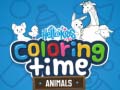 Jwèt HelloKids Coloring Time Animals