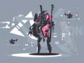 Jwèt Alien Robot Warrior Hidden