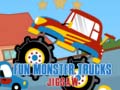 Jwèt Fun Monster Trucks Jigsaw