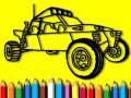 Jwèt Back To School: Rally Car Coloring Book