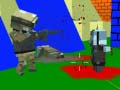 Jwèt Shooting Zombie Blocky Gun Warfare
