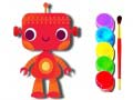 Jwèt Back to School: Robot Coloring Book