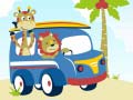 Jwèt Cute Animals With Cars Difference