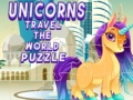 Jwèt Unicorns Travel The World Puzzle