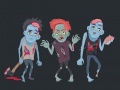 Jwèt Zombies and Skeletons Coloring