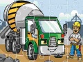 Jwèt Construction Trucks Jigsaw