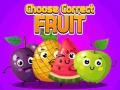Jwèt Choose Correct Fruit