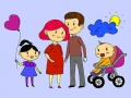 Jwèt Happy Family Coloring Book