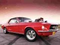 Jwèt Classic Muscle Cars Jigsaw Puzzle 2