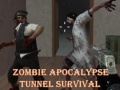 Jwèt Zombie Apocalypse Tunnel Survival
