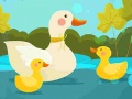 Jwèt Mother Duck and Ducklings Jigsaw