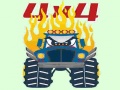 Jwèt Monster Trucks Coloring Pages