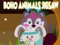 Jwèt Boho Animals Jigsaw