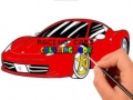 Jwèt Racing Cars Coloring book