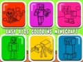 Jwèt Easy Kids Coloring Minecraft