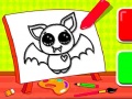 Jwèt Easy Kids Coloring Bat