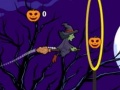 Jwèt Flying witch halloween
