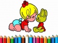 Jwèt BTS: Baby Girl Coloring