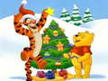 Jwèt Winnie the Pooh Christmas Jigsaw Puzzle