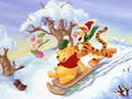 Jwèt Winnie the Pooh Christmas Jigsaw Puzzle 2