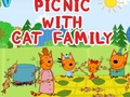 Jwèt Picnic With Cat Family