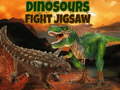 Jwèt Dinosaurs Fight Jigsaw