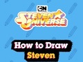 Jwèt Steven Universe: How To Draw Steven