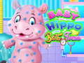 Jwèt Baby Hippo Bath Time