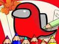 Jwèt Amoung Us Coloring Book