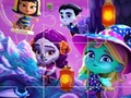 Jwèt Super Monster Halloween Jigsaw