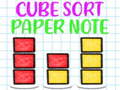 Jwèt Cube Sort Paper Note