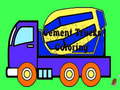 Jwèt Cement Trucks Coloring