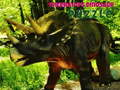 Jwèt Triceratops Dinosaur Puzzle