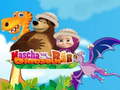 Jwèt Masha and The Bear dinosaur