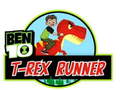 Jwèt Ben 10 T-Rex Runner