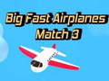 Jwèt Big Fast Airplanes Match 3