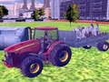 Jwèt 3D city tractor garbage sim