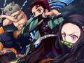 Jwèt Demon Slayer Jigsaw Puzzle