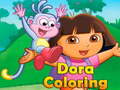 Jwèt Dora Coloring