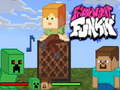 Jwèt Friday Night Funkin Minecraft Steve vs Creeper