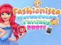 Jwèt Fashionista Watercolor Fantasy Dress